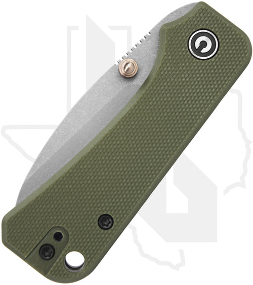 CIVIVI Baby Banter C19068S-5 - Green G-10, Stonewashed