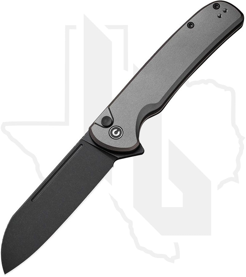 CIVIVI Chevalier II Button Lock C20022B-3 - Gray