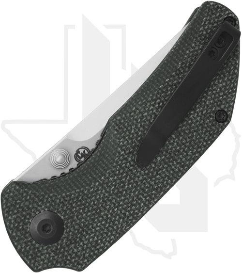 CIVIVI Thug 2 C20028C-3 - Green Micarta, Bead Blasted
