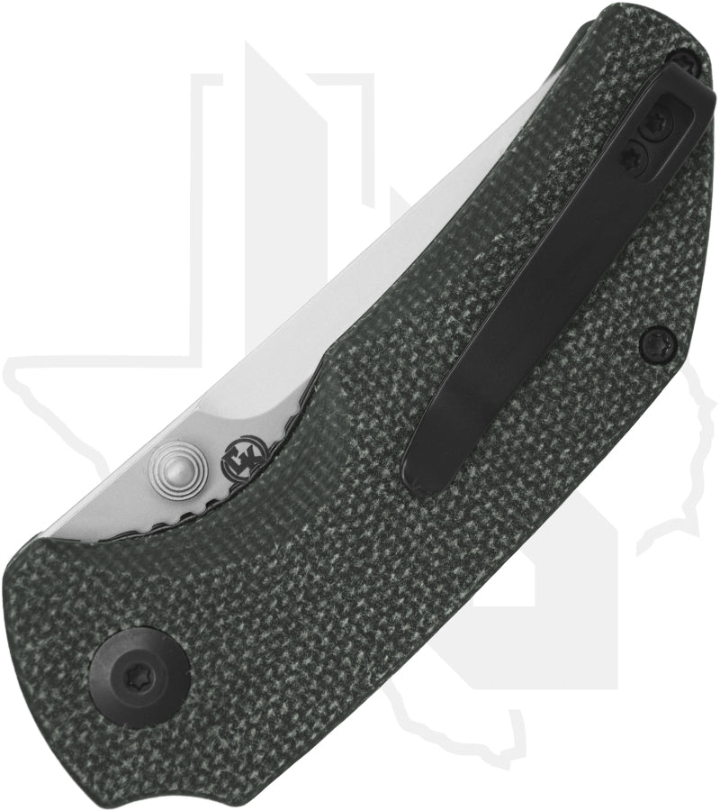 CIVIVI Thug 2 C20028C-3 - Green Micarta, Bead Blasted