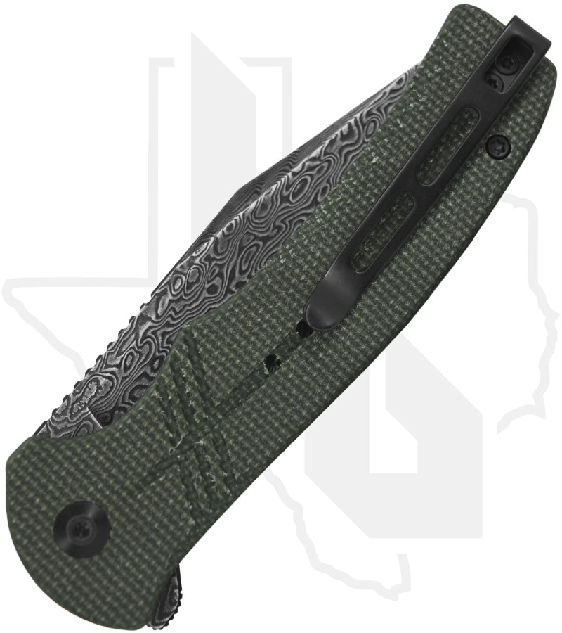 CIVIVI Cogent C20038D-DS1 - Green Micarta