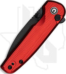 CIVIVI Mini Shakan C20052F-2 - Ripple Patterned Red Aluminium, Black Stonewashed
