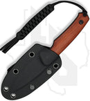 CIVIVI Altus Fixed Blade C20076B-3 - Guibourtia Wood, Black Stonewashed