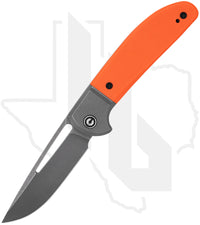 CIVIVI Trailblazer C2018A - Orange G-10, Stonewashed