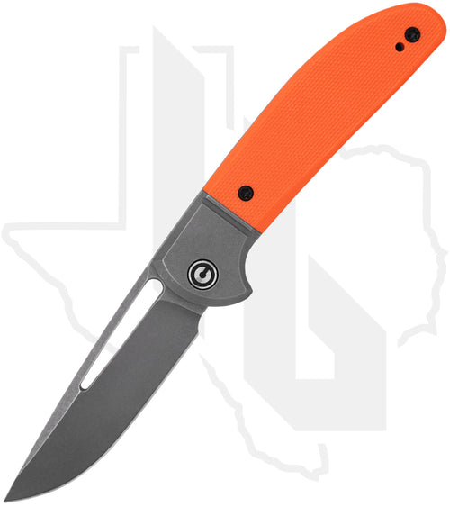CIVIVI Trailblazer C2018A - Orange G-10, Stonewashed