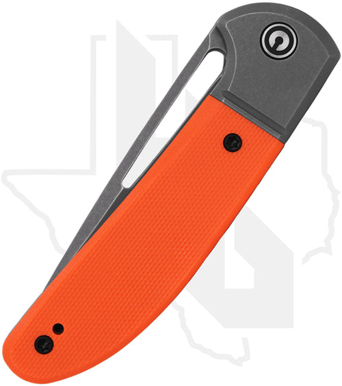 CIVIVI Trailblazer C2018A - Orange G-10, Stonewashed