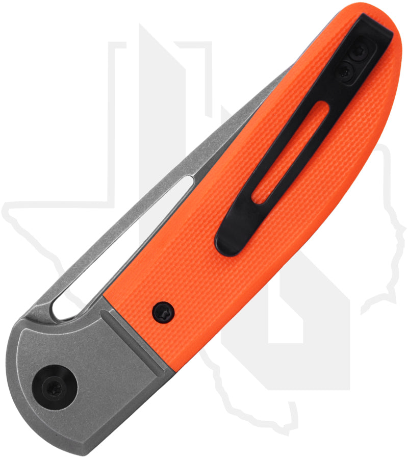CIVIVI Trailblazer C2018A - Orange G-10, Stonewashed