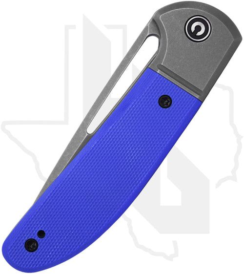 CIVIVI Trailblazer C2018B - Blue G-10, Stonewashed