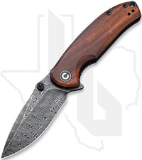 CIVIVI Pintail C2020DS-2 - Guibourtia Wood, Damascus