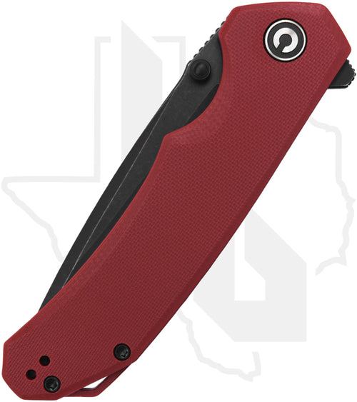 CIVIVI Brazen C2023B - Burgundy G-10, Black Stonewashed