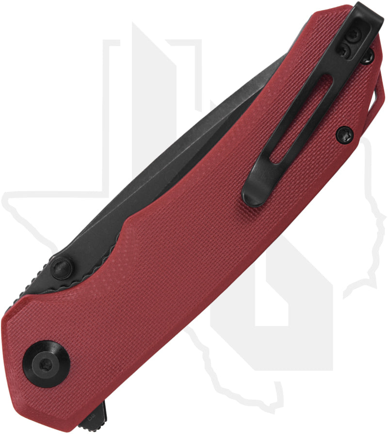 CIVIVI Brazen C2023B - Burgundy G-10, Black Stonewashed