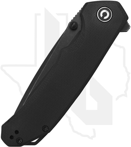 CIVIVI Brazen C2023C - Black G-10, Black Stonewashed