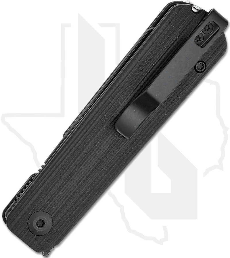 CIVIVI Sendy C21004B-2 - Milled Black G-10, Black Stonewash