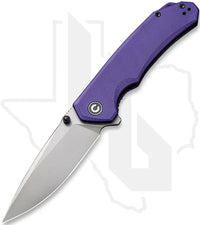 CIVIVI Brazen C2102A - Purple G-10, Stonewashed
