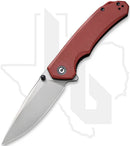 CIVIVI Brazen C2102B - Burgundy G-10, Stonewashed