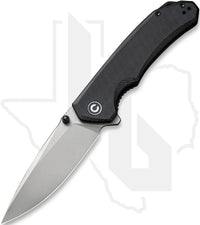 CIVIVI Brazen C2102C - Black G-10, Stonewashed