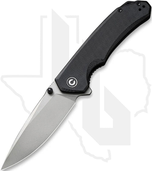 CIVIVI Brazen C2102C - Black G-10, Stonewashed