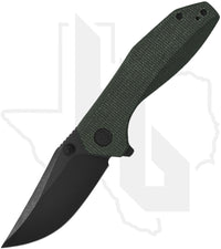 CIVIVI ODD 22 C21032-2 - Green Canvas Micarta