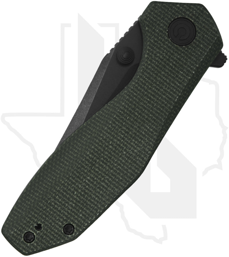 CIVIVI ODD 22 C21032-2 - Green Canvas Micarta