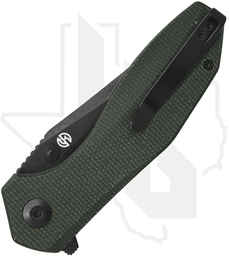 CIVIVI ODD 22 C21032-2 - Green Canvas Micarta