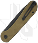 CIVIVI Button Lock Elementum C2103B - Olive Micarta
