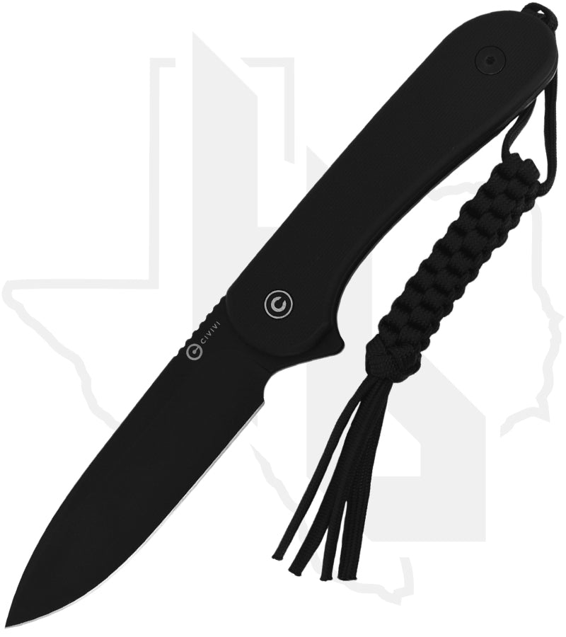 CIVIVI Fixed Blade Elementum C2105A - Black, G-10