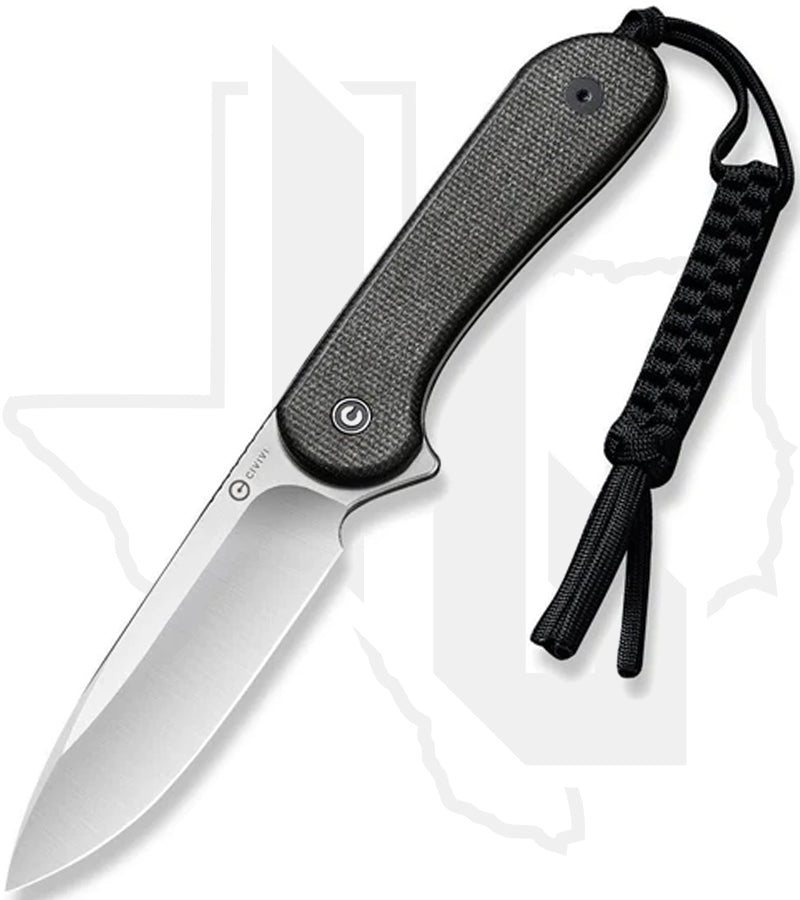 CIVIVI Fixed Blade Elementum C2105B - Dark Green Micarta, Satin