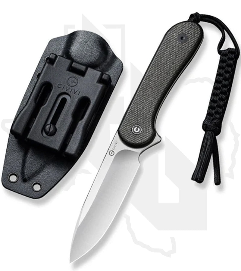 CIVIVI Fixed Blade Elementum C2105B - Dark Green Micarta, Satin