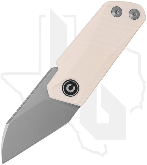 CIVIVI Ki-V C2108C - Ivory G-10, Bead Blasted