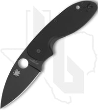 Spyderco Efficient C216GPBBK - Black, Black G-10