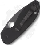 Spyderco Efficient C216GPBBK - Black, Black G-10