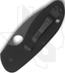 Spyderco Efficient C216GPBBK - Black, Black G-10