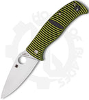 Spyderco Salt Caribbean Leaf C217GP - Yellow/Black G-10
