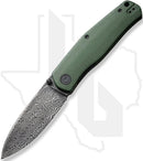 CIVIVI Sokoke C22007-DS2 - Green Micarta, Damascus