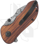 CIVIVI Gordo C22018C-DS1 - Guibourtia Wood, Damascus