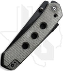 CIVIVI Vision FG C22036-3 - Green Burlap Micarta, Black