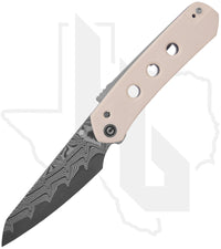 CIVIVI Vision FG C22036-DS1 - Ivory G-10, Damascus