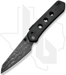 CIVIVI Vision FG C22036-DS2 - Black Canvas Micarta, Damascus