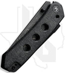 CIVIVI Vision FG C22036-DS2 - Black Canvas Micarta, Damascus