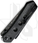 CIVIVI Vision FG C22036-DS2 - Black Canvas Micarta, Damascus