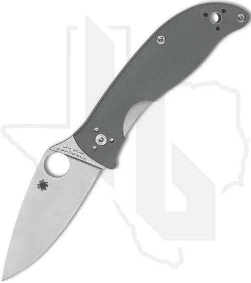 Spyderco Polestar C220GPGY - Gray G-10
