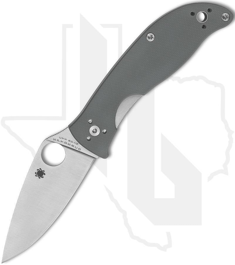 Spyderco Polestar C220GPGY - Gray G-10