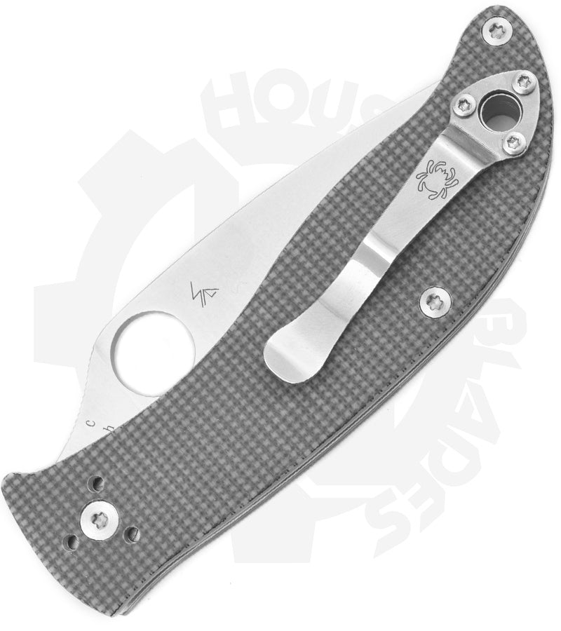 Spyderco Polestar C220GPGY - Gray G-10