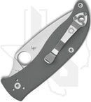 Spyderco Polestar C220GPGY - Gray G-10