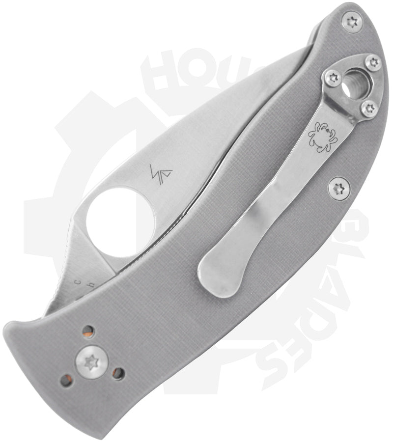 Spyderco Alcyone C222GPGY - Gray G-10