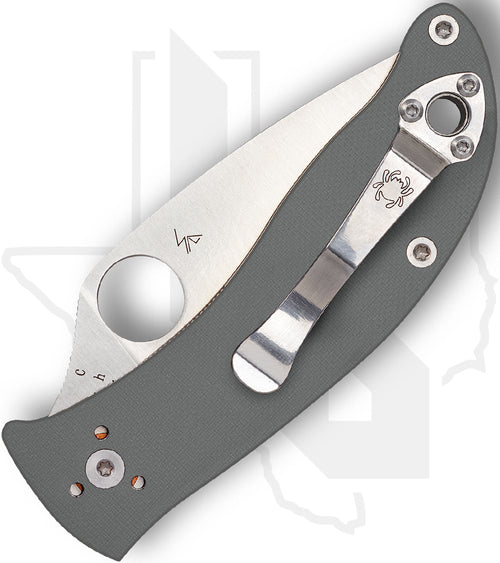 Spyderco Alcyone C222GPGY - Gray G-10