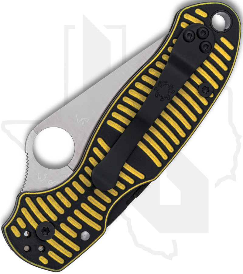 Spyderco Para 3 Salt C223GBKYLMCP - Yellow/Black G-10