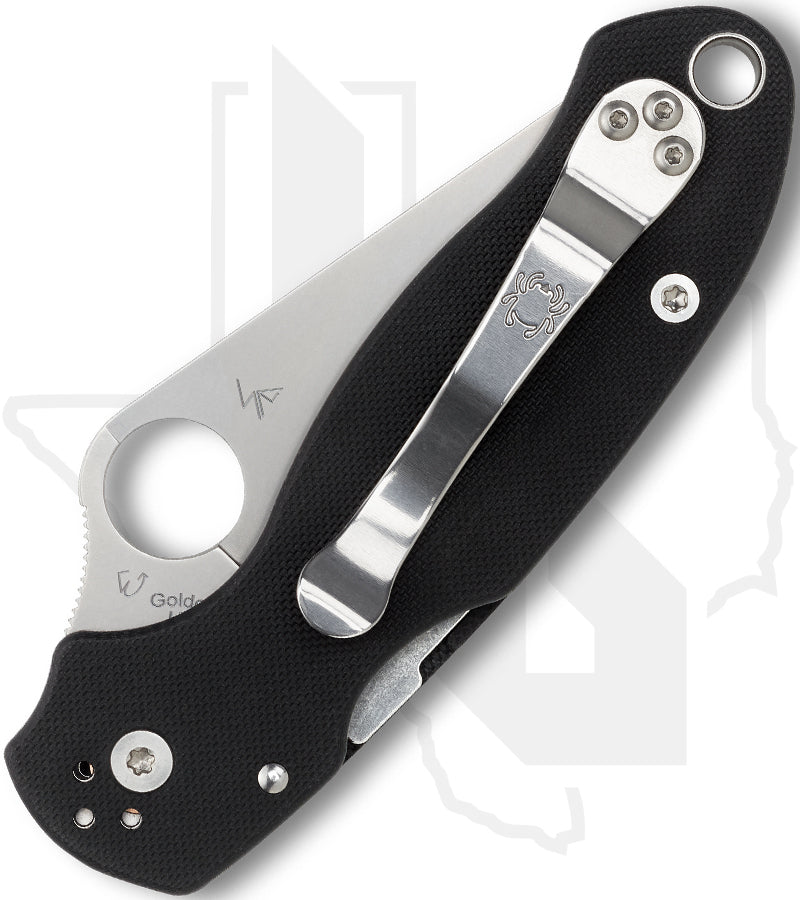 Spyderco Para 3 C223GP - Black G-10