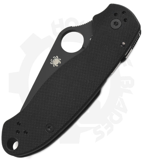 Spyderco Para 3 C223GPBK - Black, Black G-10