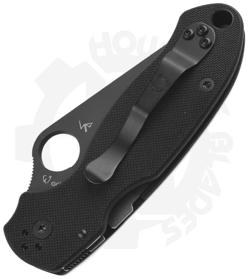 Spyderco Para 3 C223GPBK - Black, Black G-10